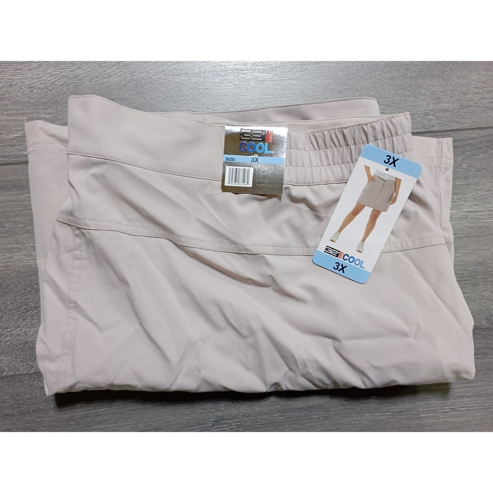 32 Degrees Cool Skort Adult 3X Beige Marble Skirt Athletic Womens